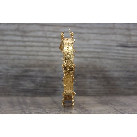 Danbury Mint gold plated brass filigree holiday keepsake ornament set of 3‎ - Picture 9 of 16